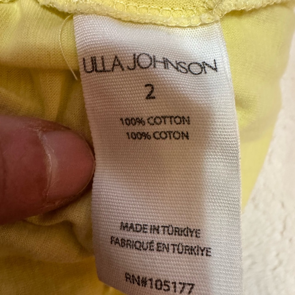 Ulla Johnson Light Yellow Midi Dress - Picture 7 of 14